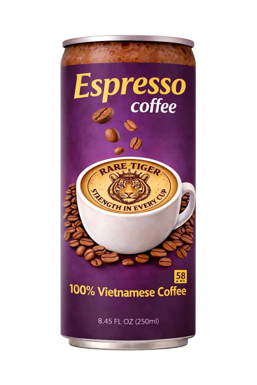 Rare Tiger Espresso coffee can
