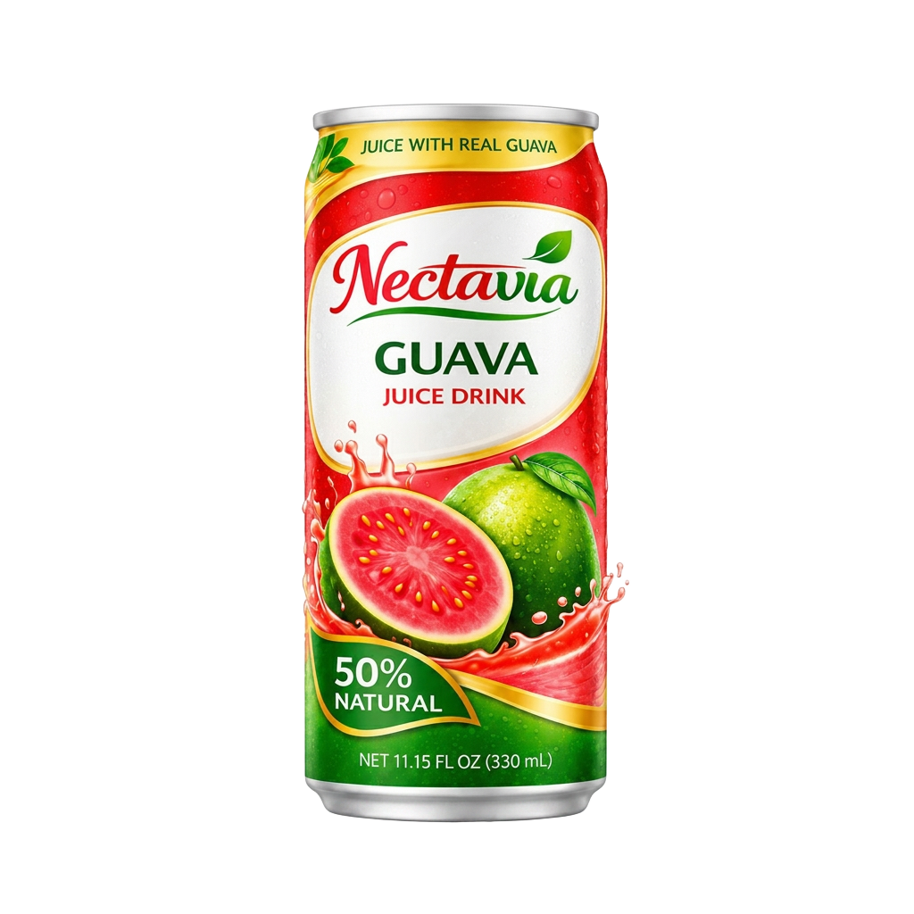 Nectavia Guava juice can
